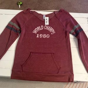 Philadelphia Phillies off the shoulder sweatshirt